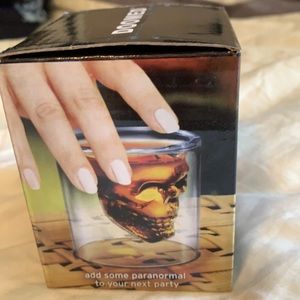 Doomed crystal skull shot glass